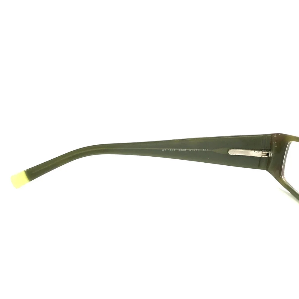 DKNY Eyeglasses Frames DY4574 3329 Brown Green Camouflage Rectangle 51-16-135